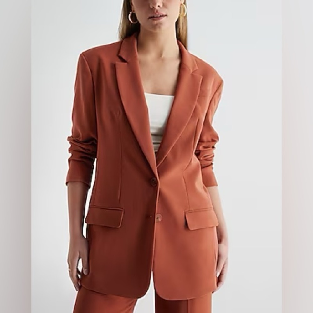 Oversized boyfriend blazer